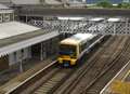 Fallen tree blocks railway line