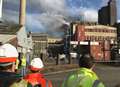 Large fire at industrial estate