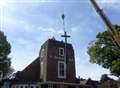 Iconic church removes cross after almost 60 years