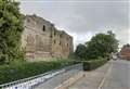 Yobs hurl rocks and eggs off castle at passers-by