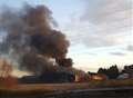 Fire crews battled huge blaze