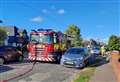 Warning as fire crews battle flames at bungalow