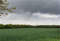 Tornado-type funnel cloud spotted over Kent