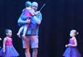 Dad rushes stage to help dancing daughter