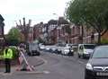 Lorry damages traffic lights in crash