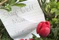 Heartbreaking note left at roadside where woman died