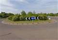 Man dies after roundabout crash