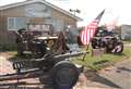 Couple transform garden with D-Day display