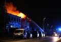 Dramatic pictures of curry house and flats fire