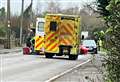 Road closed after three-car crash