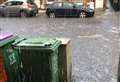 Hero dad stops houses flooding with broom