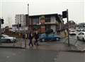 Lorry crashes into traffic lights in Maidstone