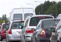 Broken down bus sparks queues