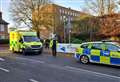 Cyclist hit by vehicle outside college