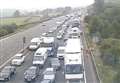 Multi-vehicle crash causing long delays on M25