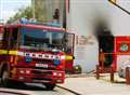 Children led to safety as play centre blazes