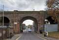 Road closed for railway bridge repairs