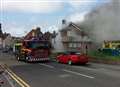 Fire at derelict pub