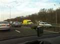 Biker injured in M20 crash