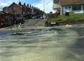 Road closed due to flooding