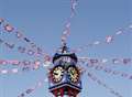 Patriotic feel to clock tower