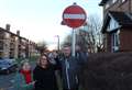 'Danger' road outside school made one-way