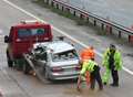 Five taken to hospital following M20 crash