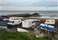 Anger over travellers' car park camp during lockdown