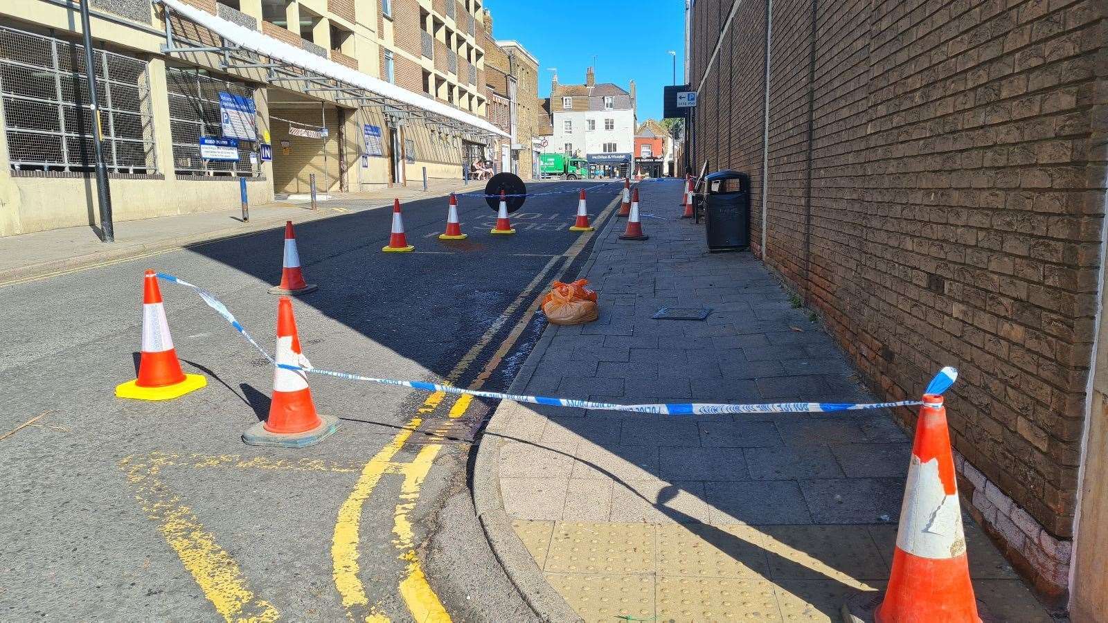 The scene of the tragedy in Leopold Street, Ramsgate