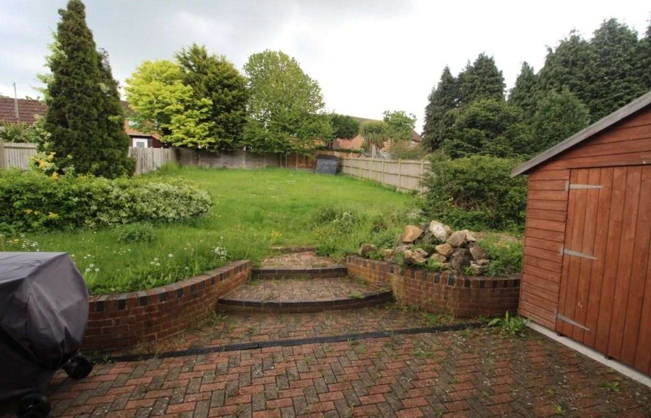 The large rear garden. Picture: Zoopla / Your Move