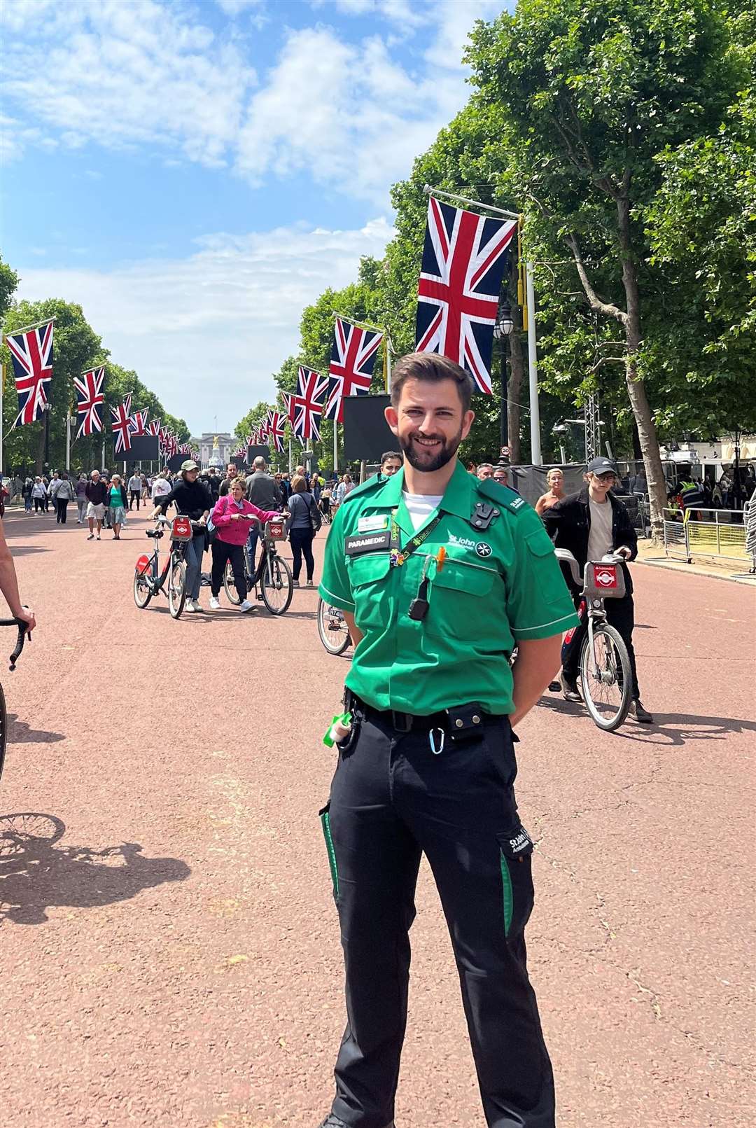 James McNulty-Ackroyd is a St John Ambulance paramedic