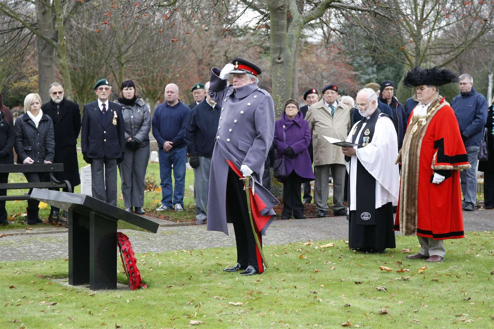 A service will be held on Sunday morning at the Woodlands Cemetery in Gillingham to remember the 24 victims killed in the Dock Road bus disaster. Picture: Peter Still