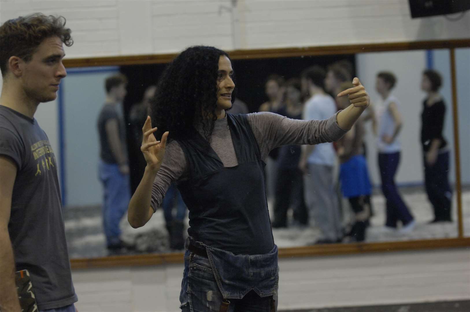 World-class choreographer and dance instructor Jasmin Vardimon at work