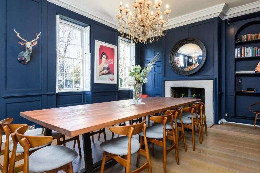 The dining room at The Old Rectory, Wickhambreaux. Picture: Rightmove/Strutt and Parker