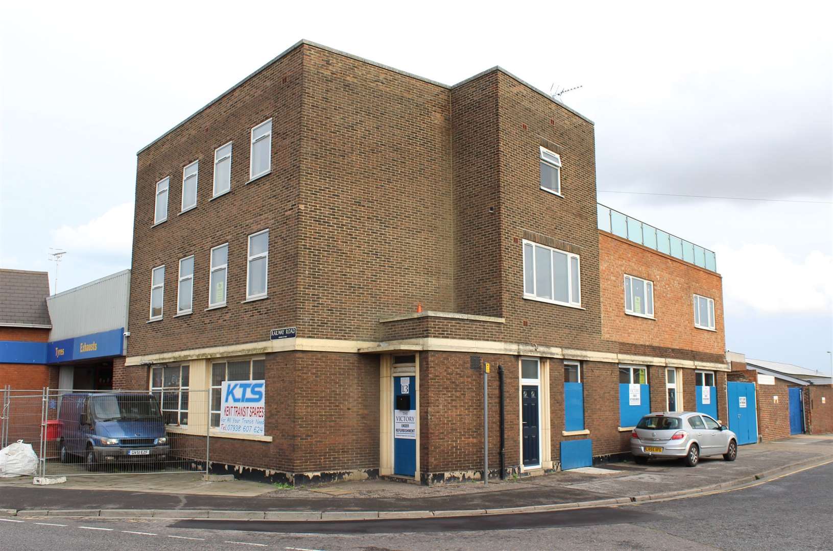 The Victory, Sheerness in 2022 just before it was converted into flats