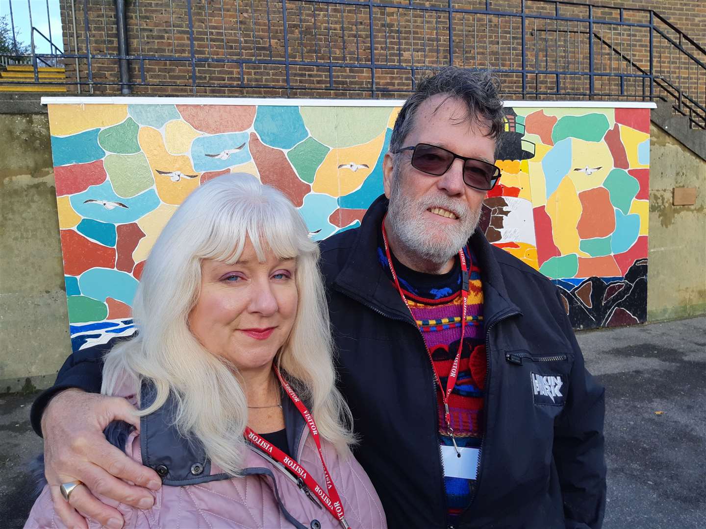 Martin and Linda Turner at the blessing. Picture: Sam Lennon