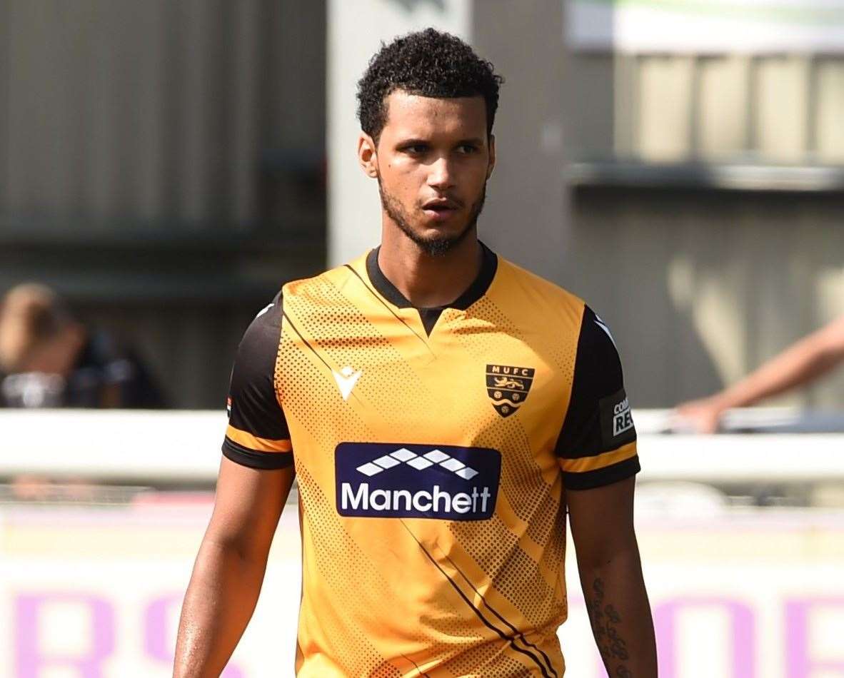 Maidstone defender Kodi Lyons-Foster. Picture: Steve Terrell