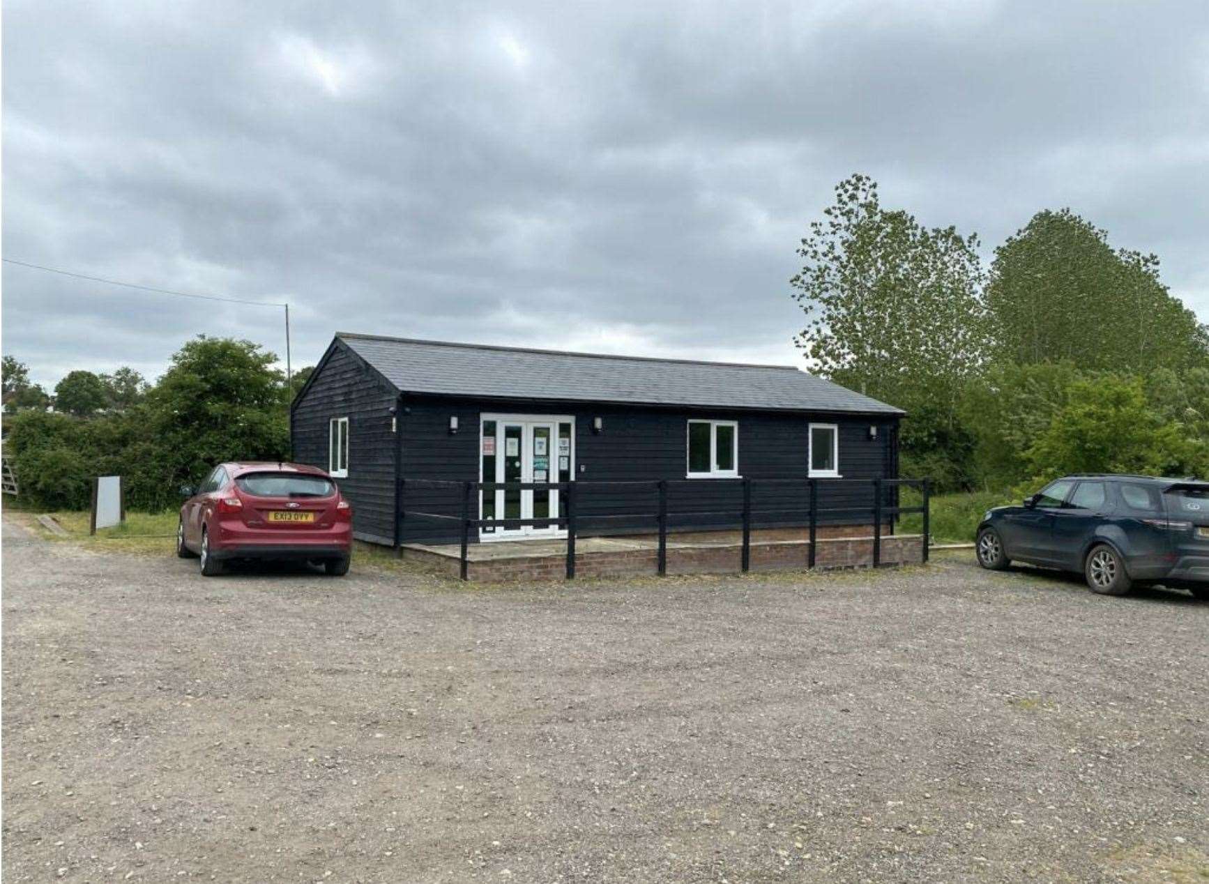 The amenity building at Greenacres Farm Fishery. Picture: Savills