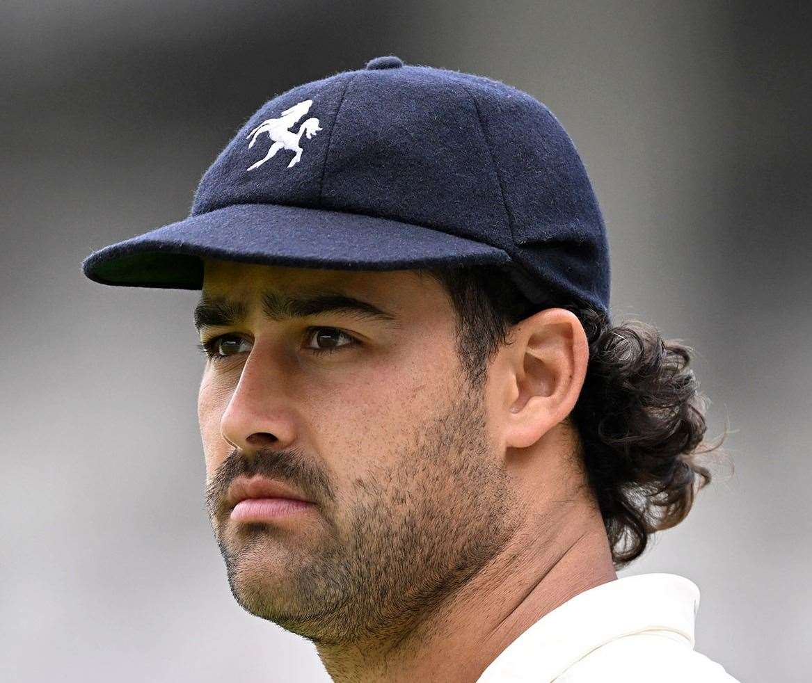 Australian bowler Wes Agar - made his Kent comeback in their County Championship Division 1 draw with Somerset. Picture: Keith Gillard