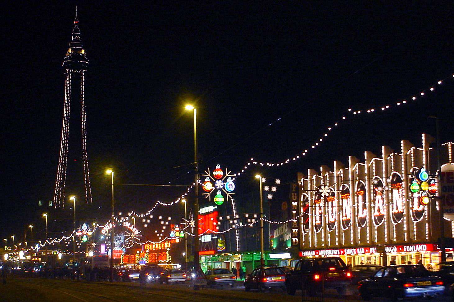 Blackpool tower and illuminations. Picture: Mark S Jobling