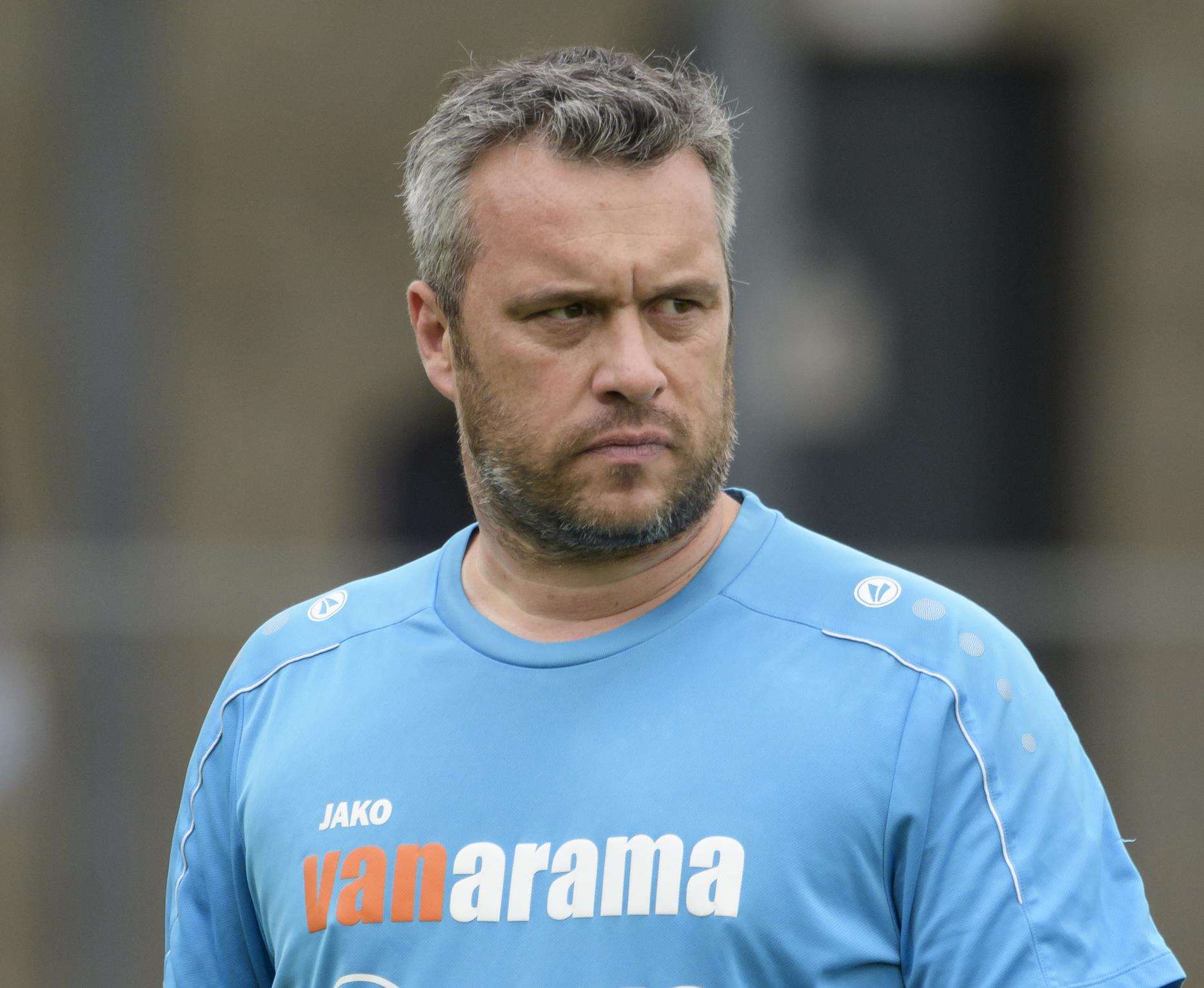 Dartford joint-manager Adam Flanagan Picture: Andy Payton