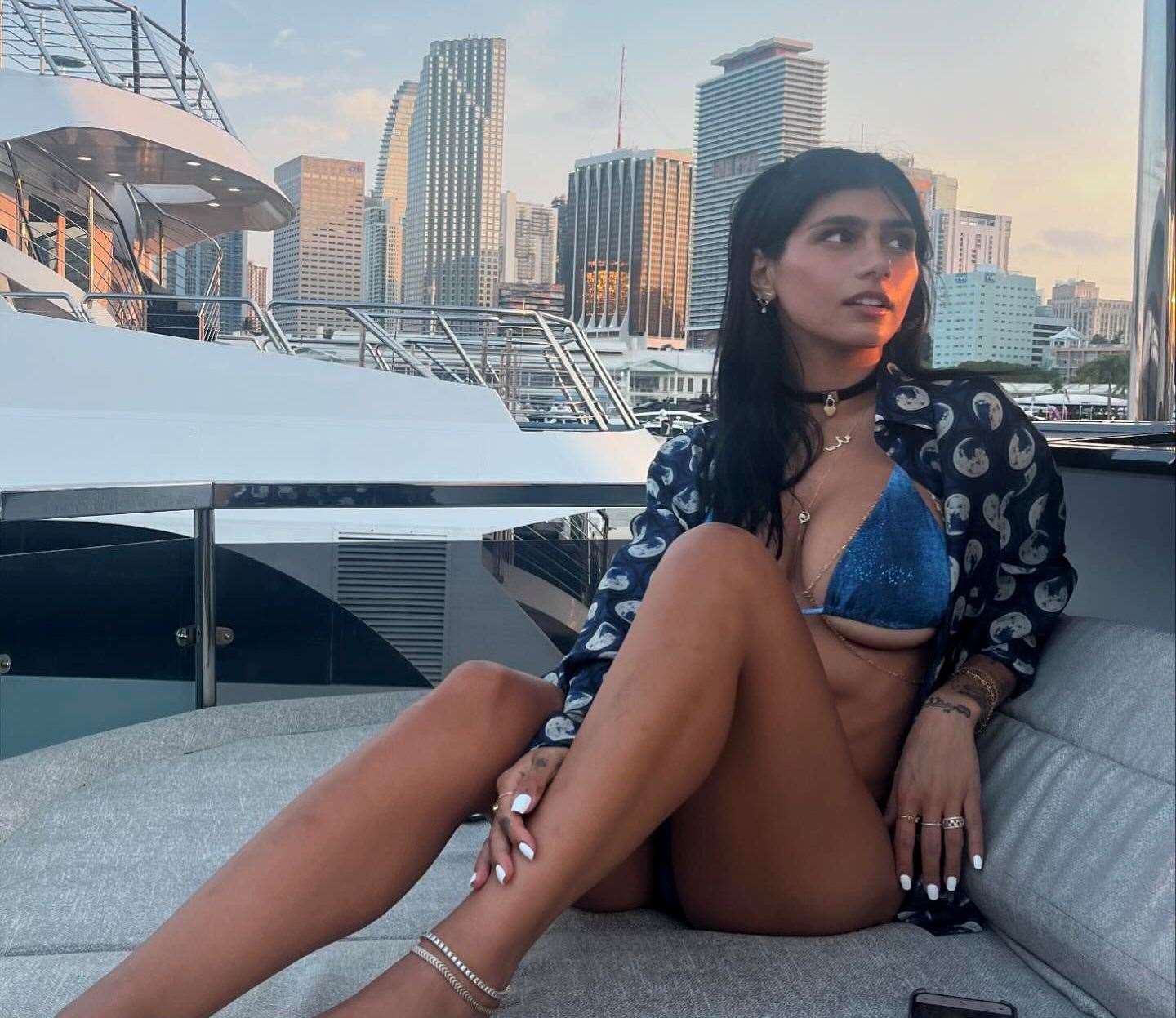 Mia Khalifa in Miami. Picture: @miakhalifa/Instagram