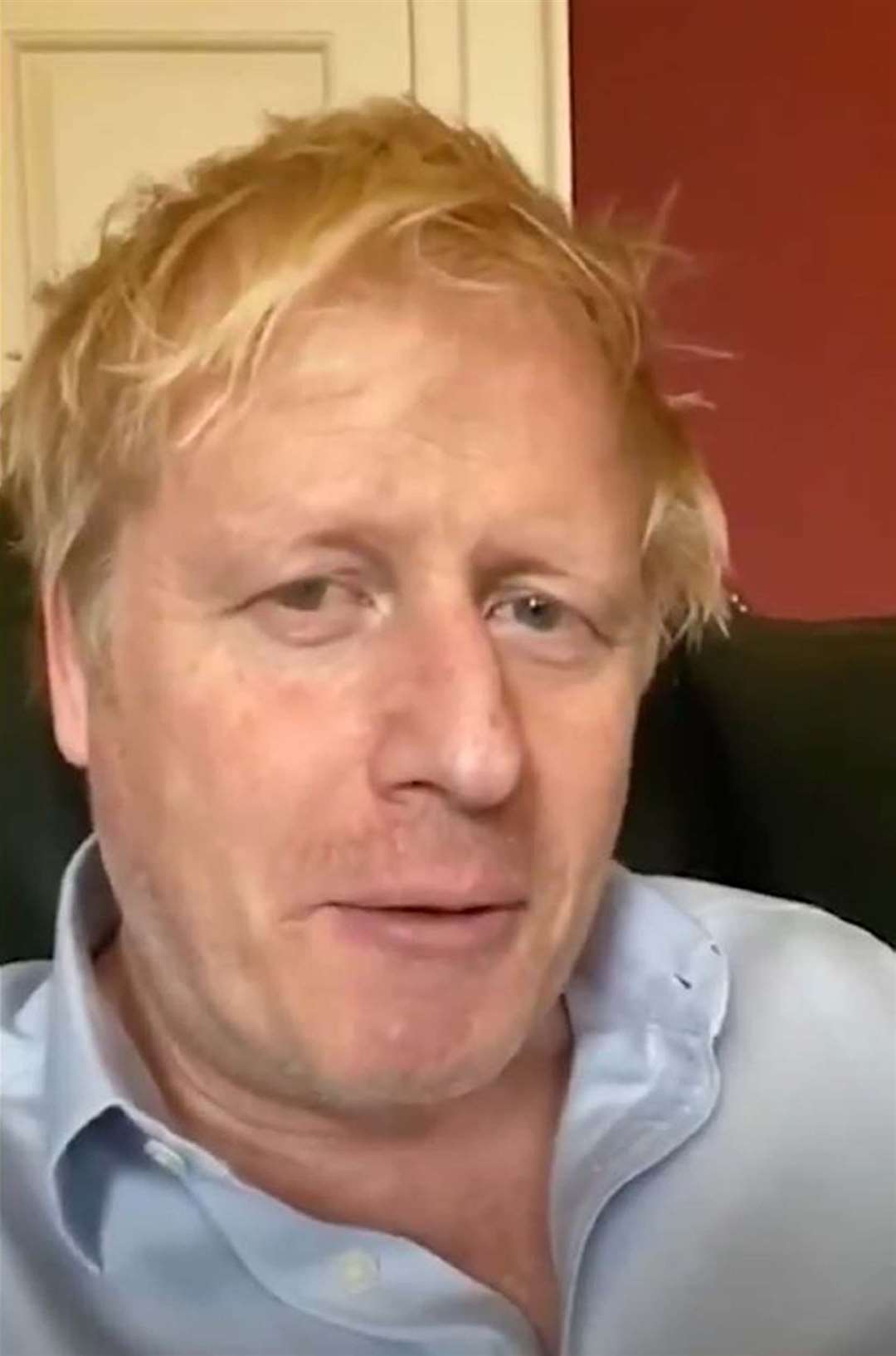 Screengrab taken from Boris Johnson’s twitter account on April 3 when he shared details of his progress in a tweeted video (Boris Johnson/PA)