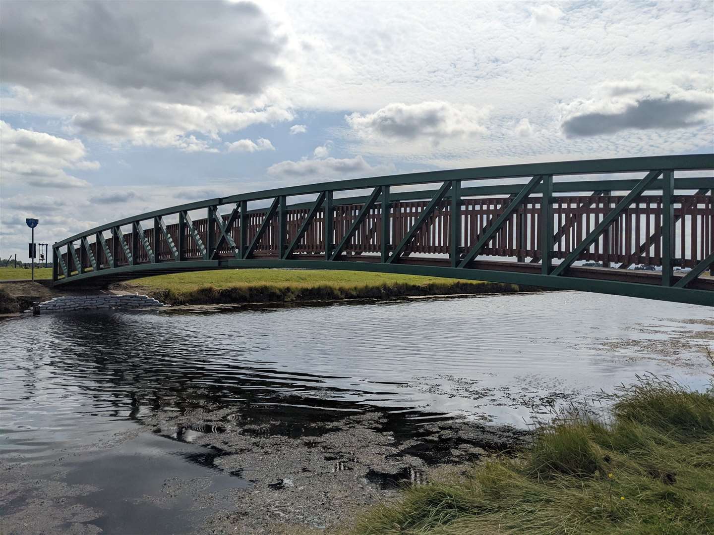 The new £130,000 bridge at Barton's Point Coastal Park in Sheerness (50304819)