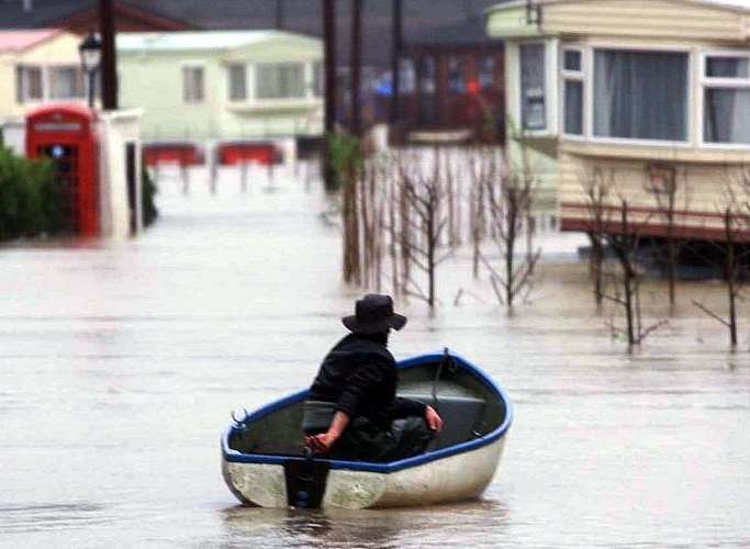 Yalding was one of the areas of Kent hit hard by floods