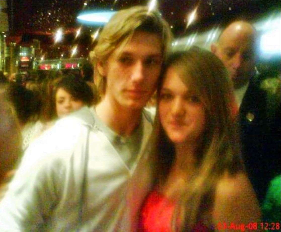 Danni Fautley met actor Alex Pettyfer at the Wild Child premiere. Picture: Danni Fautley