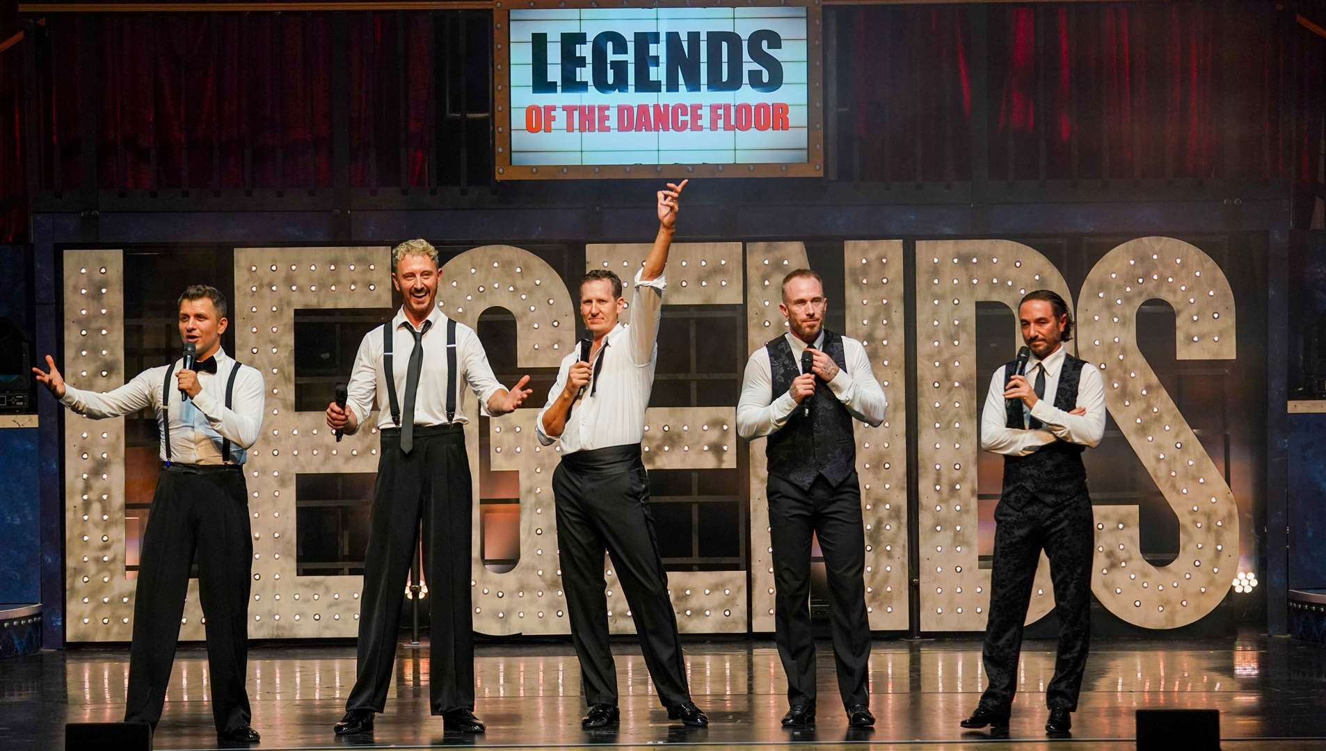 Strictly Come Dancing dancers Brendan Cole, James Jordan, Pasha Kovalev, Vincent Simone and Ian Waite will perform in a new show, Legends of The Dance Floor. Picture: Terry Blackburn/PA Wire