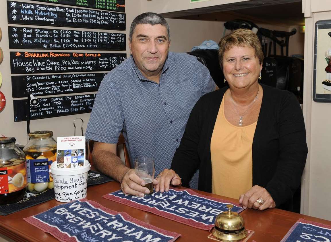 Melvin and Margaret Hopper at The Heritage in Halfway