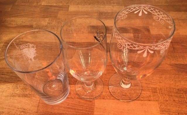 I thought the size of glasses I selected would be appropriate to the three tasters