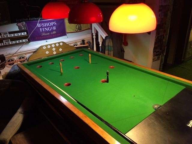 It’s very rare I can resist the urge to play bar billiards when I come across a table